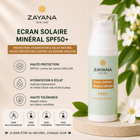 Ecran solaire Minéral SPF50+ 5en1