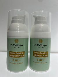 Ecran solaire Minéral  SPF 50+ 5 en 1