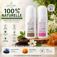 Déodorant ROLL-ON - بزيت الحبة السوداء، شمع النحل والمسك